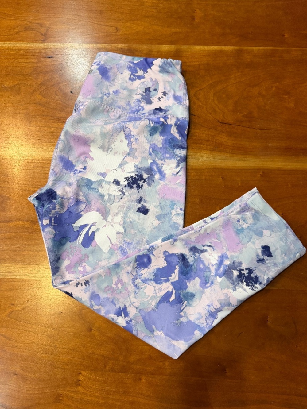 LAYERS LAVENDER/BLUE/TEAL YOGA CROP PANT